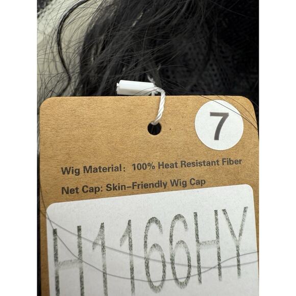 Fashion Wig, Realistic Heat Resistant Black Wig - Long Wavy Wig with Tag *READ.. - Picture 10 of 15